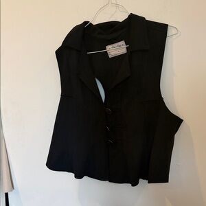 We The Free Black Sleeveless Vest Top